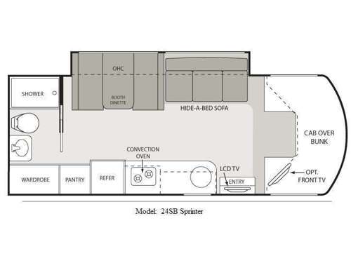 Dutchmen Dorado 24SB Floorplan