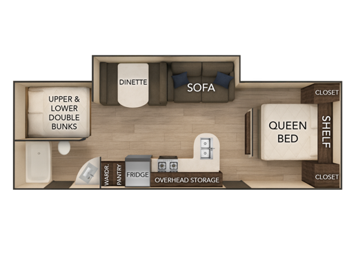 GRAND RIVER 27BHS Floorplan