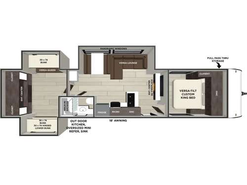 Salem 31KQBTS Floorplan