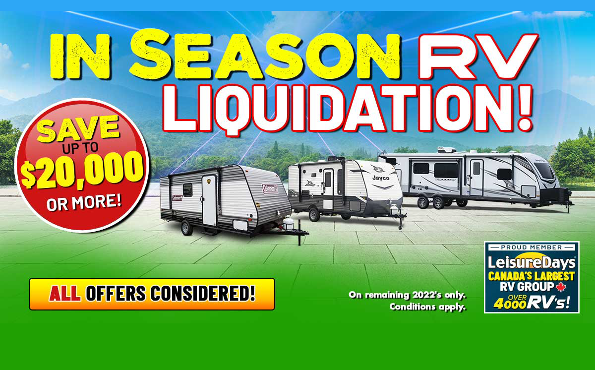 RV Liquidation Sale!