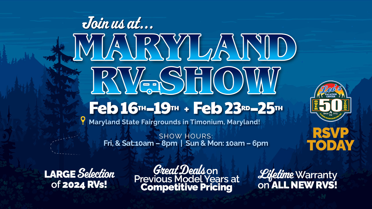 Maryland RV Show in Gambrills, MD Leo’s Vacation Center