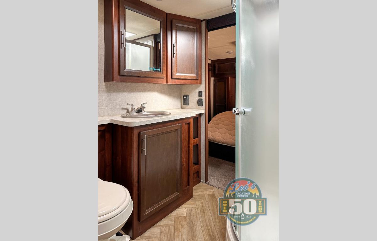 Used 2018 Forest River RV Vengeance 377V Toy Hauler Fifth Wheel at Leo