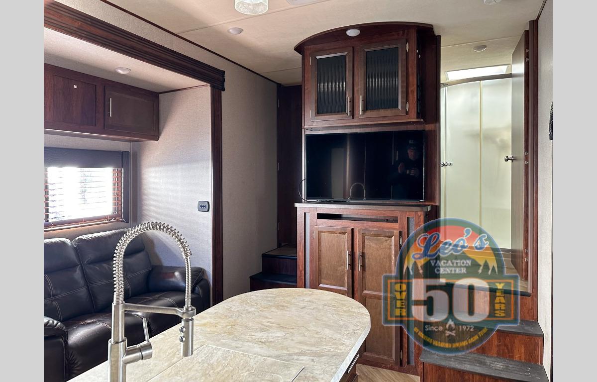 Used 2018 Forest River RV Vengeance 377V Toy Hauler Fifth Wheel at Leo