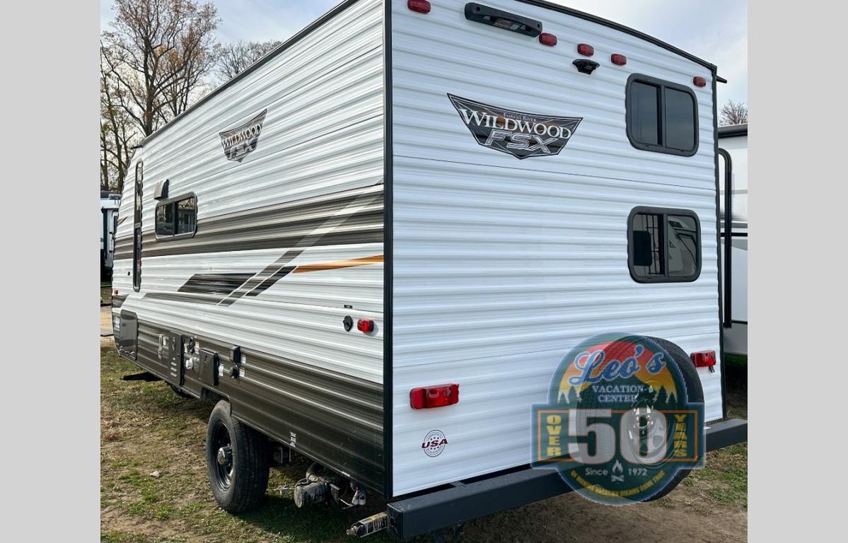 New 2024 Forest River RV Wildwood FSX 179DBK Travel Trailer at Leo's Vacation Center Gambrills