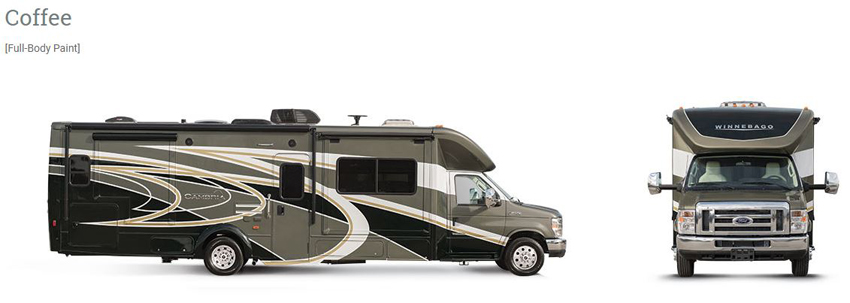 Winnebago Cambria Coffee Exterior Option