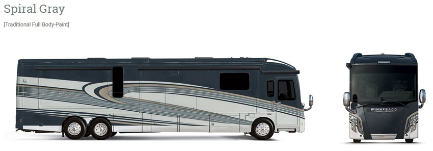 Winnebago Grand Tour Spiral Gray Exterior