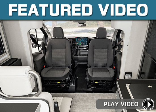 Winnebago EKKO Swivel Cab Seats Video