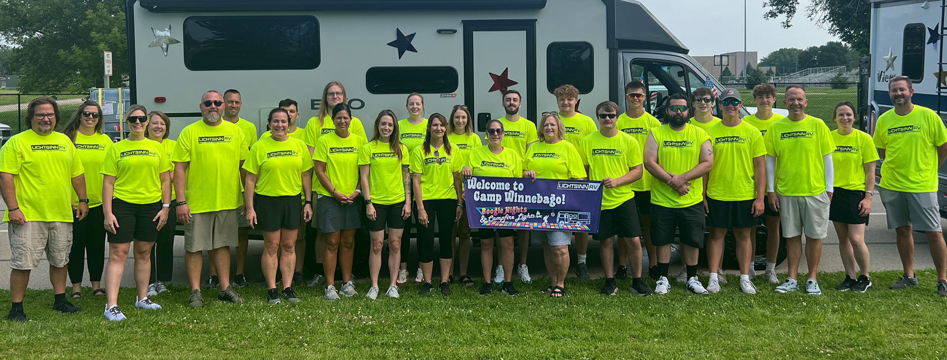 2023 Lichtsinn RV Team at Puckerbrush Parade