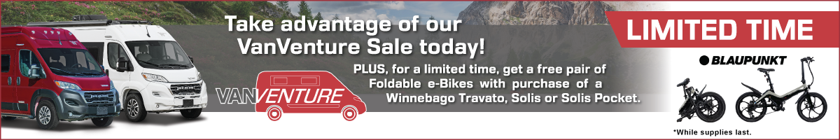 VanVenture Sale with e-Bike Promo