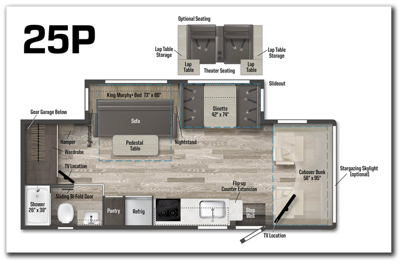 Itasca Cambria 25P Floorplan