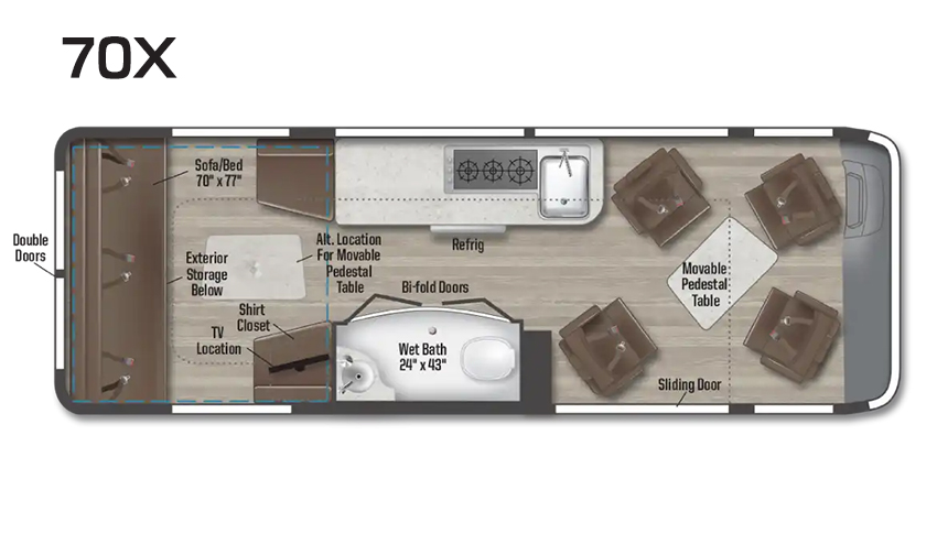 Winnebago Era 70X Floorplan