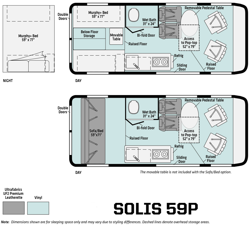 Winnebago Solis 59P Floorplan