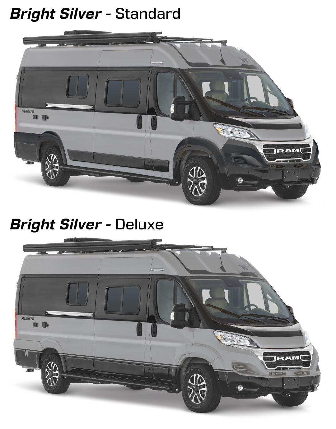 Winnebago Travato Bright Silver Exterior