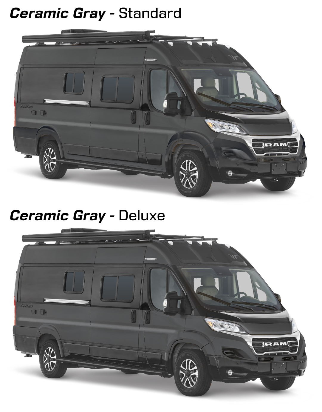 Winnebago Travato Ceramic Gray Deluxe Exterior
