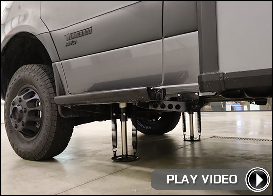 HWH Hydraulic Jacks for the Winnebago EKKO Sprinter 23B