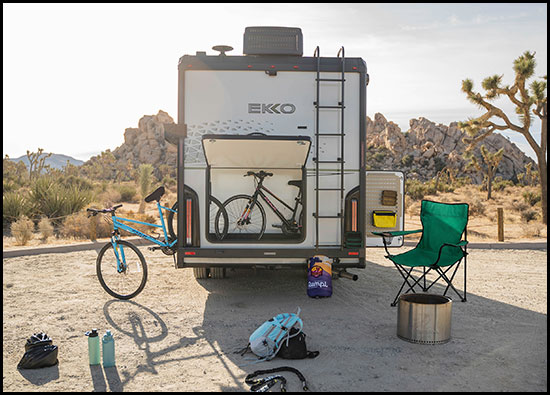 Motorhomes with Gear Garage Storage
