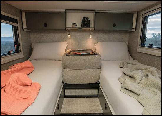 Winnebago Motorhomes with Twin Sized Beds
