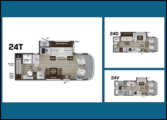 Reviewing the Winnebago View and Navion Floorplans
