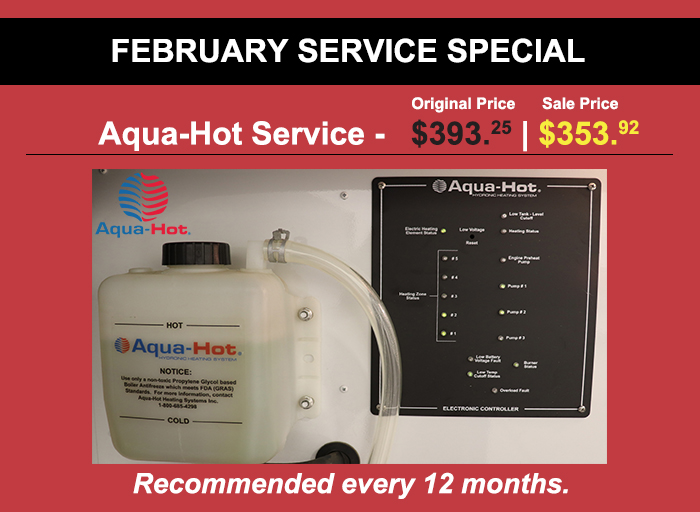 10% Off Aqua-Hot Service