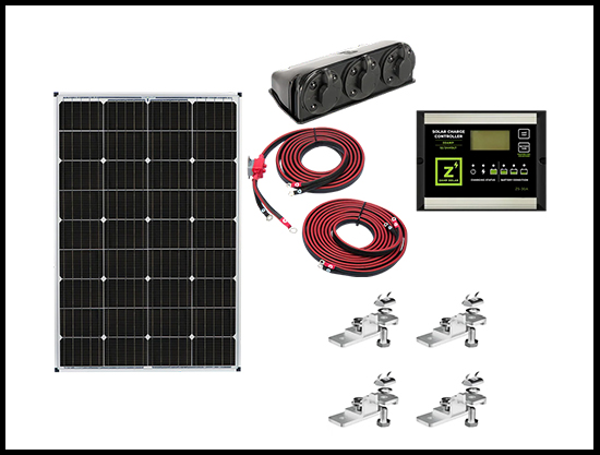 Zamp Solar 115 Watt Solar Kit (Class A & C)