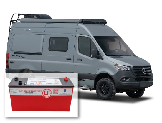 Winnebago Revel 2019 - 2024 Lithium Upgrade