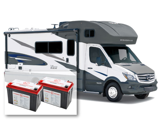 Winnebago View 2021 and Older Lithium Upgrade