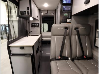 Front to Back with Bed Lowered - Winnebago Revel 44E