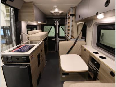 Front to Back Murphy+ Bed Stored - Winnebago Solis Pocket 36A