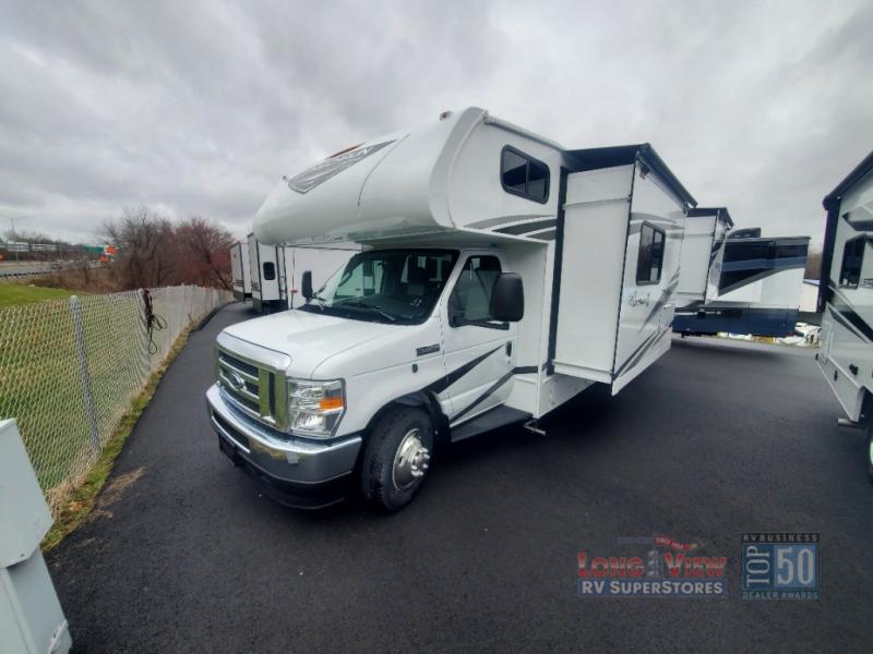 Long view RV motorhome