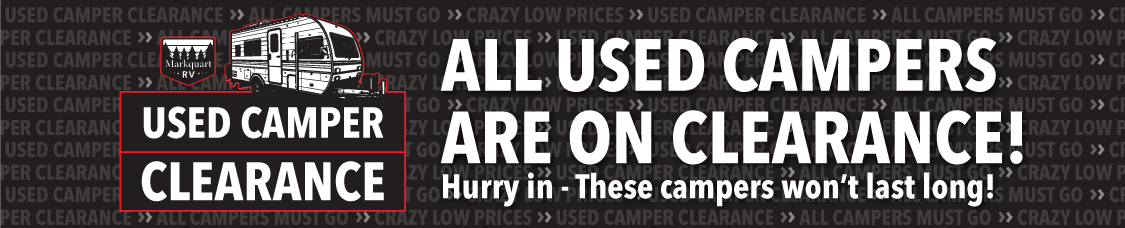 Used Camper Clearance sale