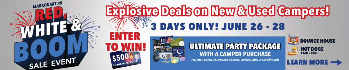 Red white and Boom sale