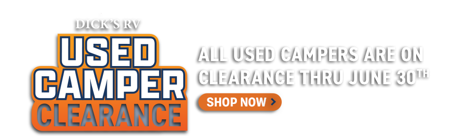 Used Camper Clearance