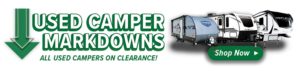 Used Camper Markdowns