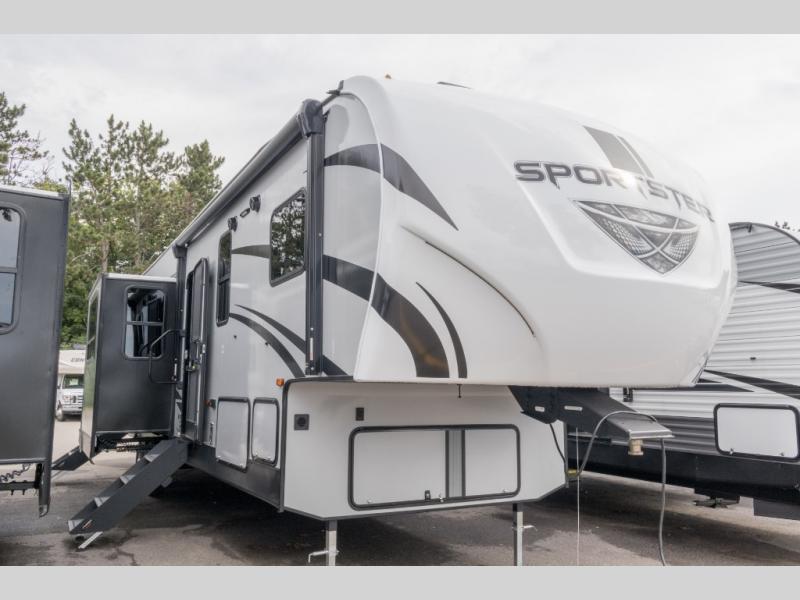 ニュースキン New 2022 KZ Sportster 353TH13 Toy Hauler Fifth Wheel at Kings