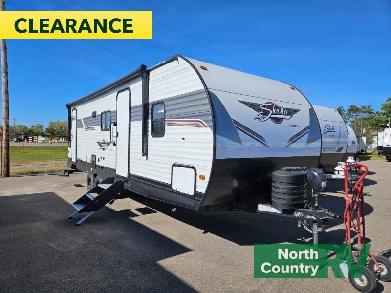 Shasta.D② New 2024 Shasta RVs Shasta 26DB Travel Trailer at Markquart