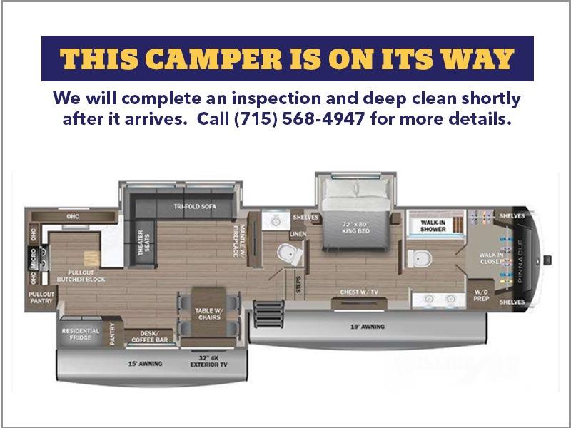 New 2025 Jayco Pinnacle 38FBRK Fifth Wheel at Willies RV Bloomer, WI