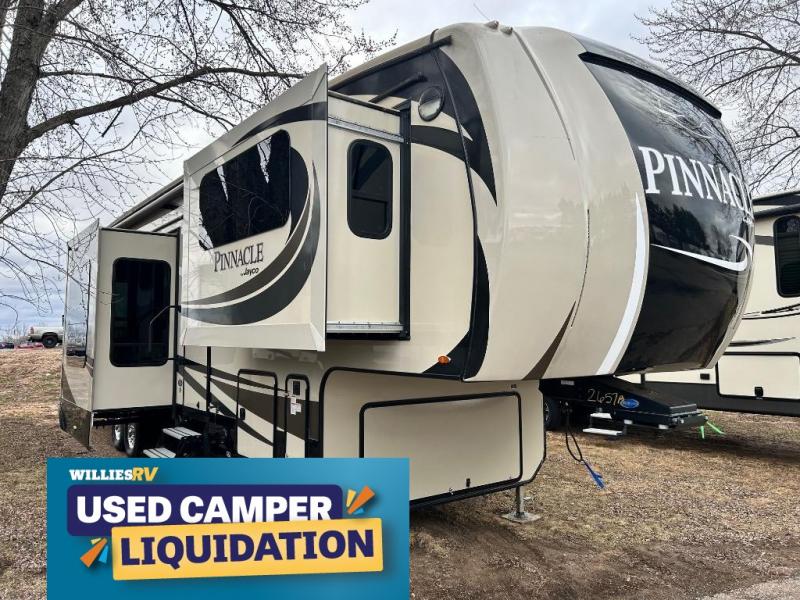 Used 2017 Jayco Pinnacle 38FLSA Fifth Wheel at Willies RV