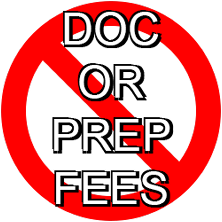 No doc or prep fees