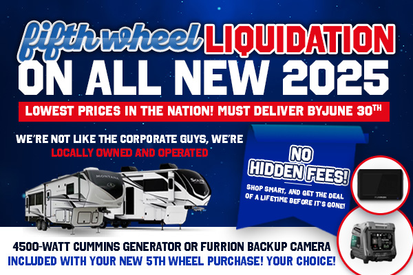 5th Wheel RV Sale