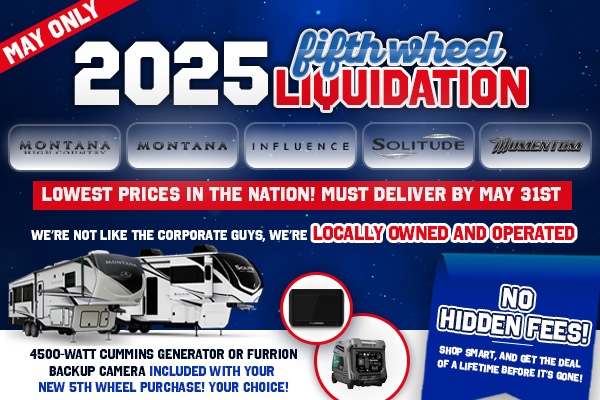5th Wheel RV Sale
