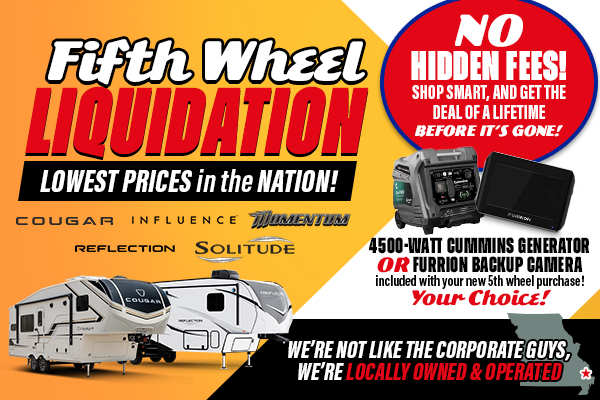 5th Wheel RV Sale