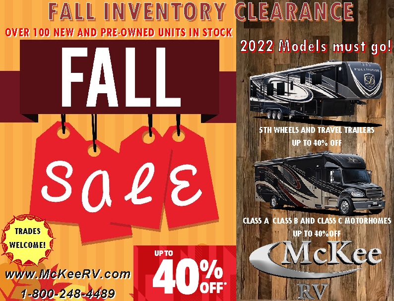 Fall Inventory Clearence