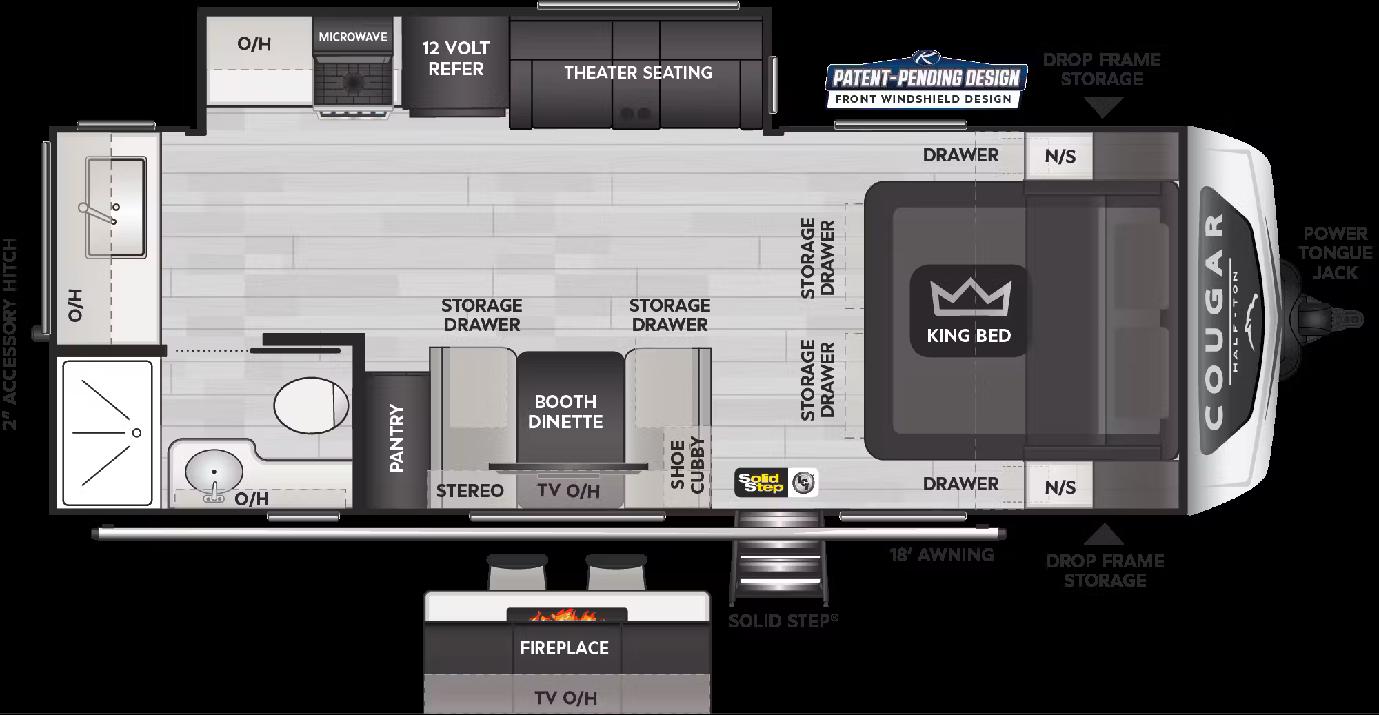 Keystone RV Cougar Half-Ton 22MLS