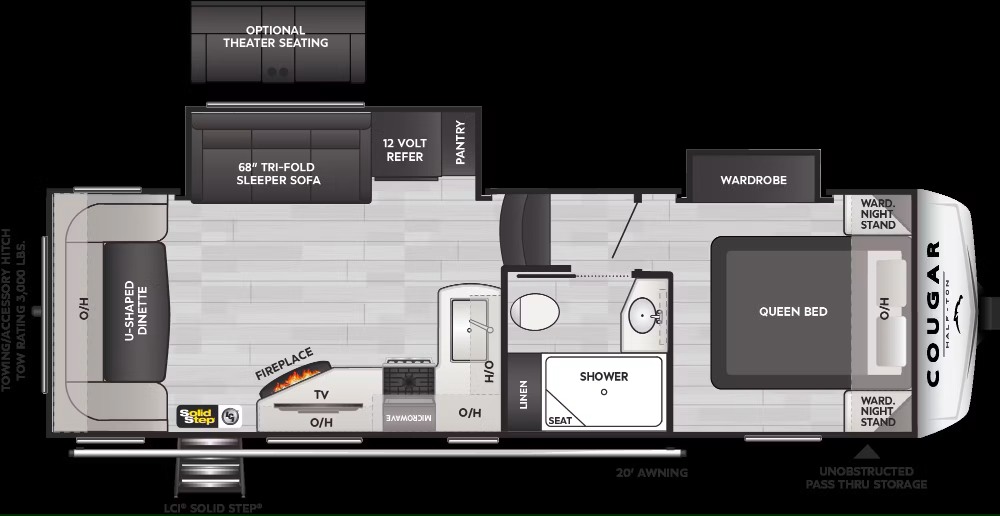 Keystone RV Cougar Half-Ton 24RDS