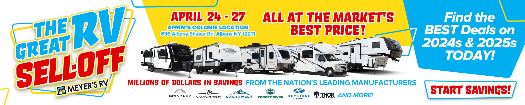 Meyers RV - Great RV Sell Off Albany