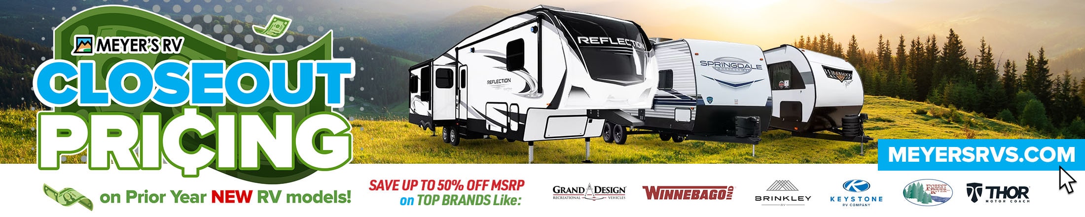 Inventory Closeout in NY, PA, NJ, OH, WV, & MD | Search for your next RV at meyersrvsuperstores