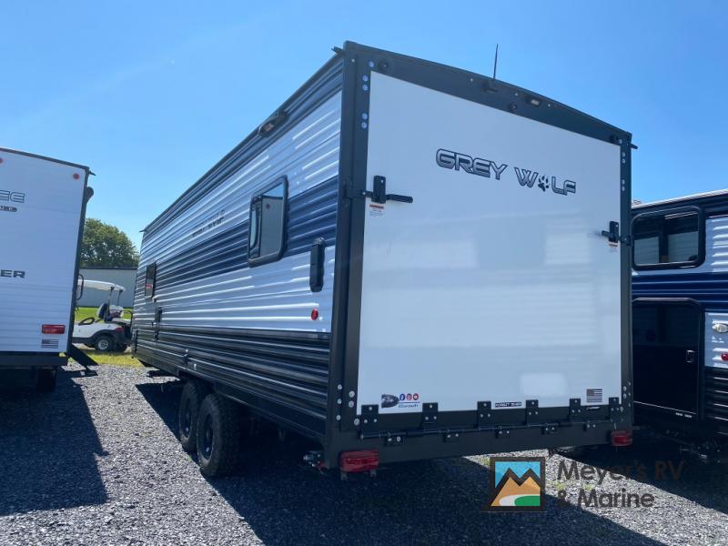 New 2025 Forest River RV Cherokee Grey Wolf 22RR Toy Hauler Travel