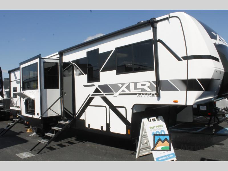 New 2025 Forest River RV XLR Nitro 36G15 Toy Hauler Fifth Wheel at
