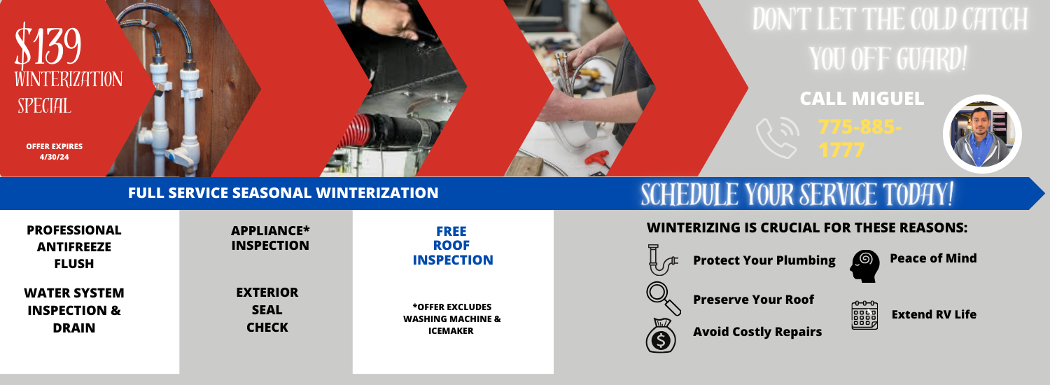 $139 Winterization Special...Dont Miss Out