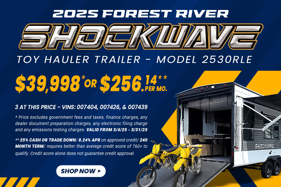 2025 Forest River Shockwave 2530RLE